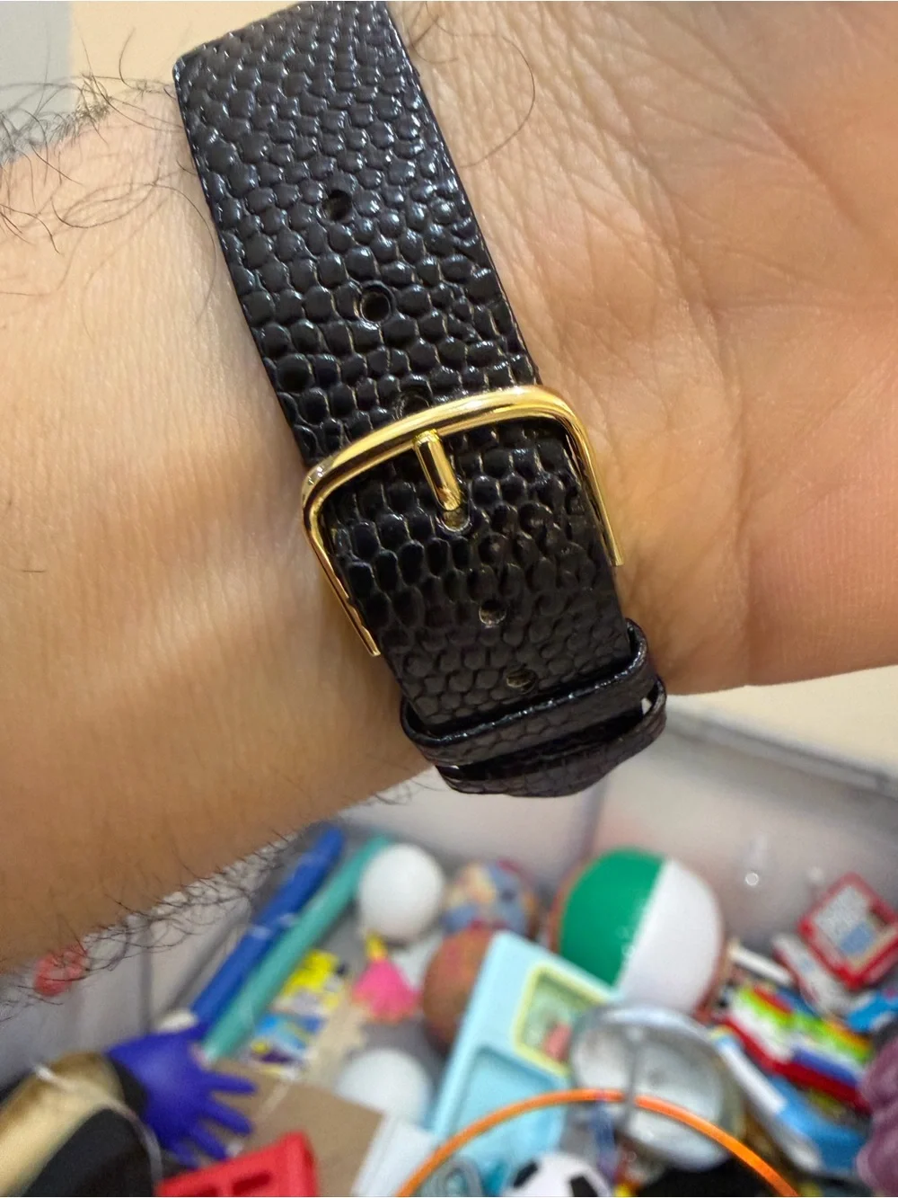 Vintage Alexis Barthelay for Tiffany & Co. 18K Gold & Steel Tank Watch